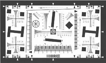 ISO12233标准分辨率测试卡